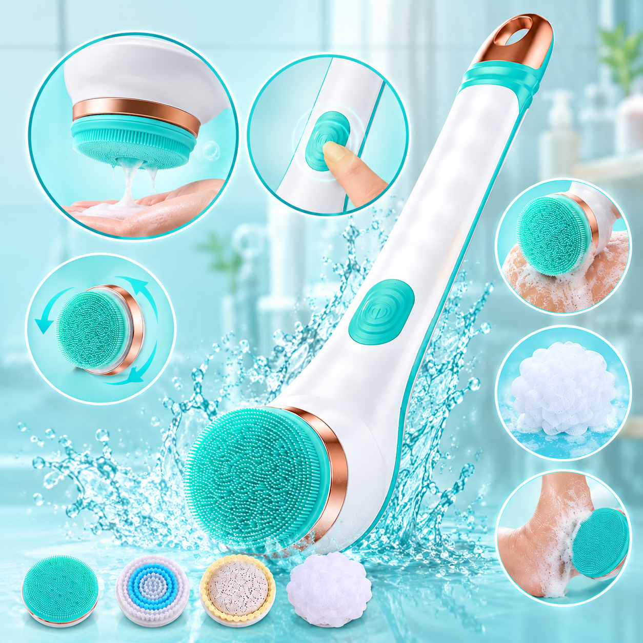 Gadegio™ Electric Body Scrubber